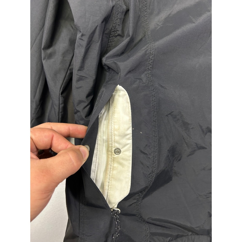 Gorpcore Hiking Columbia Womens XL Black Omni-Tech Waterproof Rain Jacket Shell - Picture 13 of 14